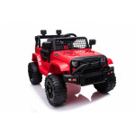 Elektrické autíčko - Jeep Dark Night - nelakované - červené